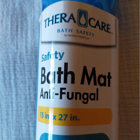 Theracare Antifungal Safety Bath Mat 15 in X 27 Inch NEW - Picture 3 of 3